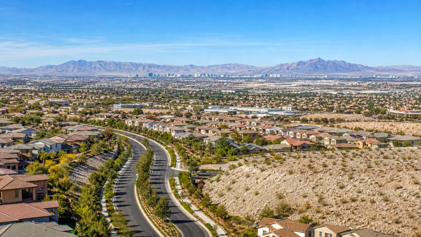 Olympia Companies Skye Summit master-planned community aerial northwest Las Vegas