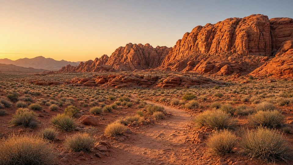 Red Rock Canyon vista near Skye Summit Master Plan FAQ northwest Las Vegas