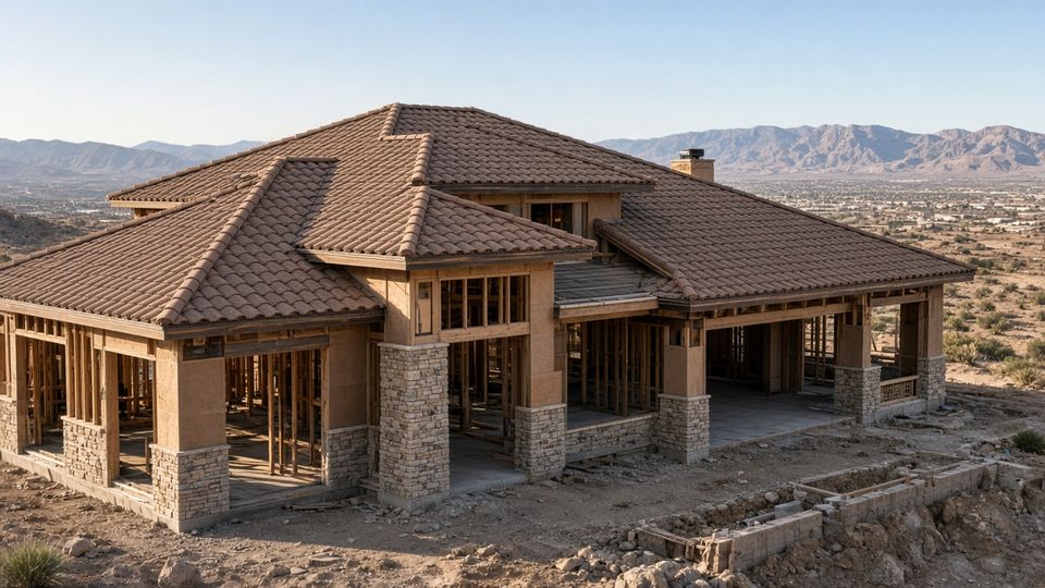 New construction desert home in Skye Summit Master Plan northwest Las Vegas Fall 2027