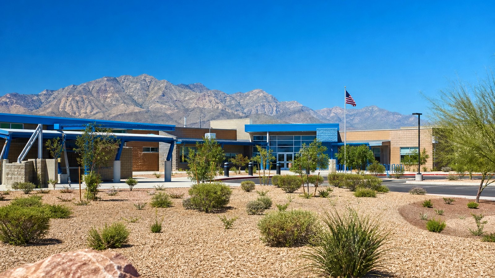 School campus near Skye Summit and Centennial Hills northwest Las Vegas education options
