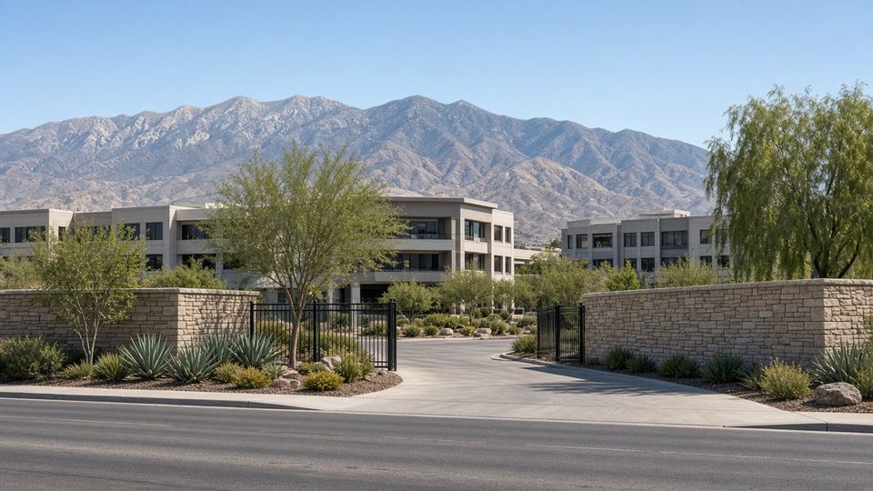 Southern Highlands Las Vegas office park matching Google Maps pin for Dr. Jan Duffy