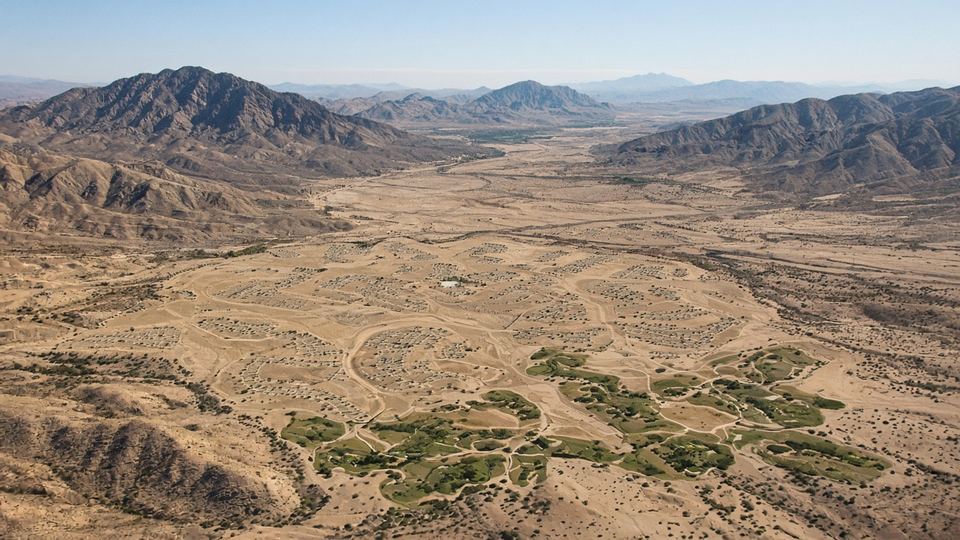 Aerial of a 505-acre desert master-planned community representing Skye Summit Master Plan Las Vegas